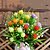 baratos Flor artificial-flores artificiais 5 garfos cravo flores de seda flores de seda para decoração de casa 1pc / set