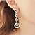 cheap Earrings-Women&#039;s Cubic Zirconia Drop Earrings Hoop Earrings Cubic Zirconia Earrings Jewelry Screen Color For