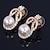 cheap Jewelry Sets-Pearl Jewelry Set Pendant Necklace Ladies Party Fashion Rose Gold Pearl Rhinestone Earrings Jewelry White For Party Special Occasion Anniversary Birthday Gift / Imitation Diamond / Rose Gold Plated