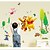 cheap Wall Stickers-Animals Wall Stickers 3D Wall Stickers Decorative Wall Stickers, Vinyl Home Decoration Wall Decal Wall Decoration / Removable