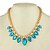 cheap Necklaces-Crystal - Drop Ocean Blue, Champagne Necklace For Wedding, Special Occasion, Birthday / Engagement / Gift