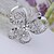 cheap Brooches-Women&#039;s Brooches Butterfly Animal Ladies Party Work Casual Fashion Crystal Cubic Zirconia Brooch Jewelry For Wedding Party Special Occasion Anniversary Birthday Masquerade