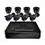 baratos Kit DVR-8 Canais DVR HDMI cctv 8 exterior / interior a segurança do sistema câmera de visão kit f276 + 632cab08v
