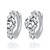 cheap Earrings-Women&#039;s Cubic Zirconia Stud Earrings - Zircon Fashion Silver / Golden For Wedding Party Daily