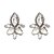 voordelige Oorbellen-Dames Oorknopjes Druppel oorbellen oorbellen Drop Bloem Dames Europees Modieus Sieraden Wit / Zwart / Grijs Voor Feest Dagelijks Causaal
