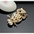 cheap Pins and Brooches-Women&#039;s Brooches Owl Ladies Work Fashion Cute Crystal Cubic Zirconia Brooch Jewelry Gold For Party Wedding Special Occasion Anniversary Birthday Gift