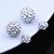 cheap Earrings-Women&#039;s Cubic Zirconia tiny diamond Stud Earrings Beads Ladies Sterling Silver Zircon Silver Earrings Jewelry White For Party Wedding Casual Daily Sports Masquerade