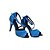 baratos Sapatos de Dança Latina-Mulheres Sapatos de Dança Latina / Sapatos de Salsa Cetim Sandália / Salto Pedrarias / Presilha Salto Personalizado Personalizável Sapatos de Dança Azul / Púrpura / Interior / Espetáculo