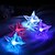halpa Sisustus ja yövalot-uutuus Pentagram tähden muotoinen 7 värinvaihto koriste led yövalo