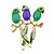cheap Ladies Brooches-Women&#039;s Ladies Brooch Jewelry Golden For Party Daily Casual