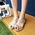 cheap Women&#039;s Sandals-Women&#039;s Shoes Heel Flip Flops Sandals Outdoor / Dress / Casual Black / Blue / Red / Gold