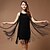 cheap Latin Dancewear-Latin Dance Dress Tassel Women&#039;s Performance Sleeveless Polyester