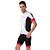 cheap Men&#039;s Clothing Sets-cheji® Men&#039;s Short Sleeve Cycling Jersey with Bib Shorts Bike Bib Shorts Jersey Clothing Suit Breathable 3D Pad Quick Dry Ultraviolet Resistant Winter Sports Elastane Fashion Clothing Apparel