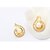 cheap Jewelry Sets-Women&#039;s Fashion Cochlea Shiny Rhinestone Pearl Earrings Ring Necklace Set Bridal Set