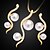 cheap Jewelry Sets-Women&#039;s Pearl Jewelry Set - Pearl, Zircon, Gold Plated Include For Wedding Party Daily / Earrings / Necklace