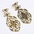cheap Earrings-Earring Drop Earrings Jewelry Women Alloy 2pcs Gold