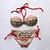 cheap Women&#039;s Swimwear &amp; Bikinis-Women&#039;s Boho Red Bikini Swimwear Swimsuit - Geometric Red
