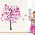 cheap Wall Stickers-Peach Blossom Large Flower Tree Wall Decal Removable Stickers Decor Kids Nursery