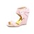 cheap Women&#039;s Sandals-Women&#039;s Shoes Heel Wedges / Heels / Peep Toe Sandals / Heels Outdoor / Dress / Casual Pink / Purple / Almond