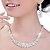 זול סטים של תכשיטים-בגדי ריקוד נשים קריסטל סט תכשיטים כסוף עגילים תכשיטים כסף עבור מפלגה חתונה יוֹם הַשָׁנָה ארוסים