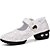 cheap Dance Shoes-Women&#039;s Dance Sneakers Lace Heel / Sneaker Buckle Low Heel Non Customizable Dance Shoes Black / White / Red