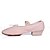 abordables Chaussures de bal, de danse moderne-Femme Chaussures Modernes Satin Talon / Basket Lacet Talon Bas Personnalisables Chaussures de danse Noir / Rouge / Rose / Entraînement