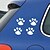 cheap Car Stickers-ZIQIAO 2pcs/ Lot Stylish Silver Funny Bear Paw Pet Animal Footprint Emblem 3D Car Stickers Auto Accessories