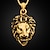 levne Módní náhrdelníky-módní šperky lev zvíře přívěsek 18k pozlacené muži / ženy dárkový p30137