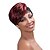 Недорогие Парик из искусственных волос без шапочки-основы-Парики из искусственных волос Прямой Прямой силуэт Парик Короткие Красный Искусственные волосы 6 дюймовый Жен. Красный hairjoy
