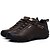 baratos Sapatos Desportivos para Homem-Homens sapatos Couro / Lona Primavera / Verão / Outono Conforto Aventura Preto / Café / Verde