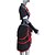 baratos Roupas de fantasias de Filmes e Temas de TV-Cosplay Costumes Super Heroes Movie Cosplay Red / Black Patchwork Top / Gloves / Apron / Leg Warmers / Mask / ShortsHalloween / Christmas