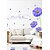 Недорогие Стикеры на стену-Цветы Наклейки Простые наклейки Декоративные наклейки на стены материал Съемная Украшение дома Наклейка на стену