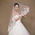 cheap Wedding Veils-One-tier Lace Applique Edge Wedding Veil Elbow Veils / Fingertip Veils with Embroidery Lace / Tulle / Classic