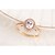 cheap Rings-Women&#039;s Band Ring Cubic Zirconia Zircon Birthstones Wedding Party Jewelry