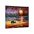 abordables Peintures paysages-Peint à la main Abstrait / Paysage / Paysages AbstraitsModern Un Panneau Toile Peinture à l&#039;huile Hang-peint For Décoration d&#039;intérieur