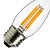 tanie Żarówki-KWB Żarówka dekoracyjna LED 400 lm E26 / E27 C35 4 Koraliki LED COB Wodoodporny Dekoracyjna Ciepła biel 85-265 V / 1 szt. / ROHS