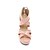 cheap Women&#039;s Sandals-Women&#039;s Sandals Cross-Strap Sandals Casual Dress Party &amp; Evening Summer Zipper Platform Chunky Heel Open Toe Comfort Walking PU Black White Pink