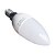 Χαμηλού Κόστους Λάμπες-LED Λάμπες Κεριά 420 lm E14 C35 8 LED χάντρες SMD 3022 Θερμό Λευκό 220-240 V / 2 τμχ / RoHs