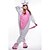 billige Kigurumi-pyjamas-Voksne Kigurumi-pyjamas Unicorn Pony Onesie-pyjamas Polarfleece Lys pink Cosplay Til Damer og Herrer Nattøj Med Dyr Tegneserie Festival / Højtider Kostumer / Trikot / Heldragtskostumer