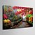 cheap Oil Paintings-Oil Painting Hand Painted - Landscape European Style Stretched Canvas