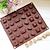 cheap Bakeware-30 Cavity Silicone Heart Round Chocolate Mold Ice Cube Tray Mould