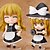 billige Anime actionfigurer-Anime Action Figurer Inspirert av Touhou Projekt Marisa Kirisame 10 CM Modell Leker Dukke