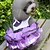 cheap Dog Clothes-Dog Dress Color Block Fashion Dog Clothes Purple Red Costume Terylene S M L XL XXL