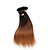 billige Ombre hårforlengelse-1 pakke Brasiliansk hår Rett Ubehandlet hår 10 g Menneskehår Vevet Nyanse Hårvever med menneskehår Hairextensions med menneskehår / 10A