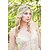 cheap Hair Jewelry-Women&#039;s Headbands Fascinators forehead jewelry For Wedding Party Special Occasion Daily Fabric Paper White