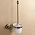 cheap Toilet Brush Holder-Toilet Brush Holder Contemporary Aluminum Antique Copper