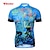 cheap Men&#039;s Clothing Sets-TASDAN Men&#039;s Short Sleeve Cycling Jersey with Tights Bike Shorts Jersey Tights Breathable 3D Pad Quick Dry Reflective Strips Back Pocket Sports Painting Mountain Bike MTB Road Bike Cycling Clothing