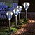 abordables Éclairages pour allées-10pcs Lumière décorative / Eclairage solaire LED Solaire / Batterie Imperméable / Rechargeable