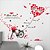 billiga Väggklistermärken-Blommig Wall Stickers Väggstickers Flygplan,PVC 50X70X0.1