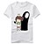 billige Cosplay til hverdagen, hettegensere og t-skjorter-Inspirert av Spirited Away Cosplay Anime  &quot;Cosplay-kostymer&quot; Japansk Cosplay T-skjorte Trykt mønster Kortermet T-Trøye Til Herre Dame
